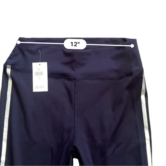 LYDAA activewear joggers navy blue stretch side stripes Dallas NWT Women L/XL - Picture 6 of 12